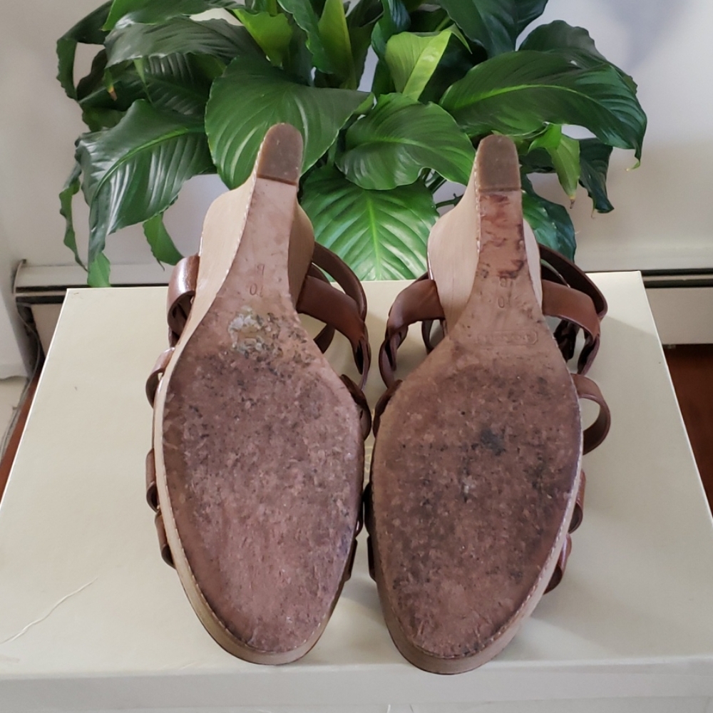 COACH Macy Vachetta Cowboy Wedge - Picture 5 of 7